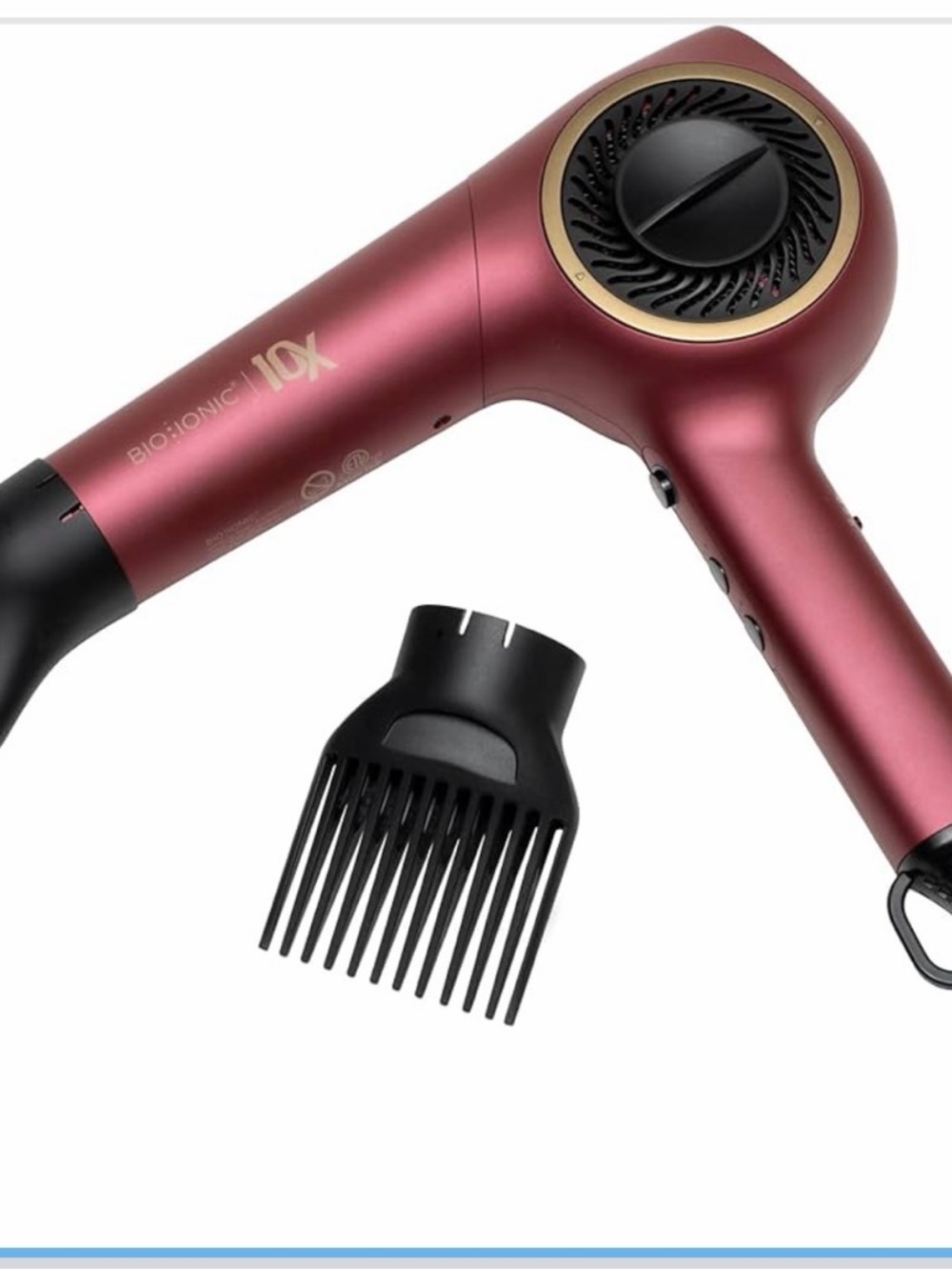 Bio-Ionic 10X  Velvet RougeIonic Hair Dryer Limited Edition